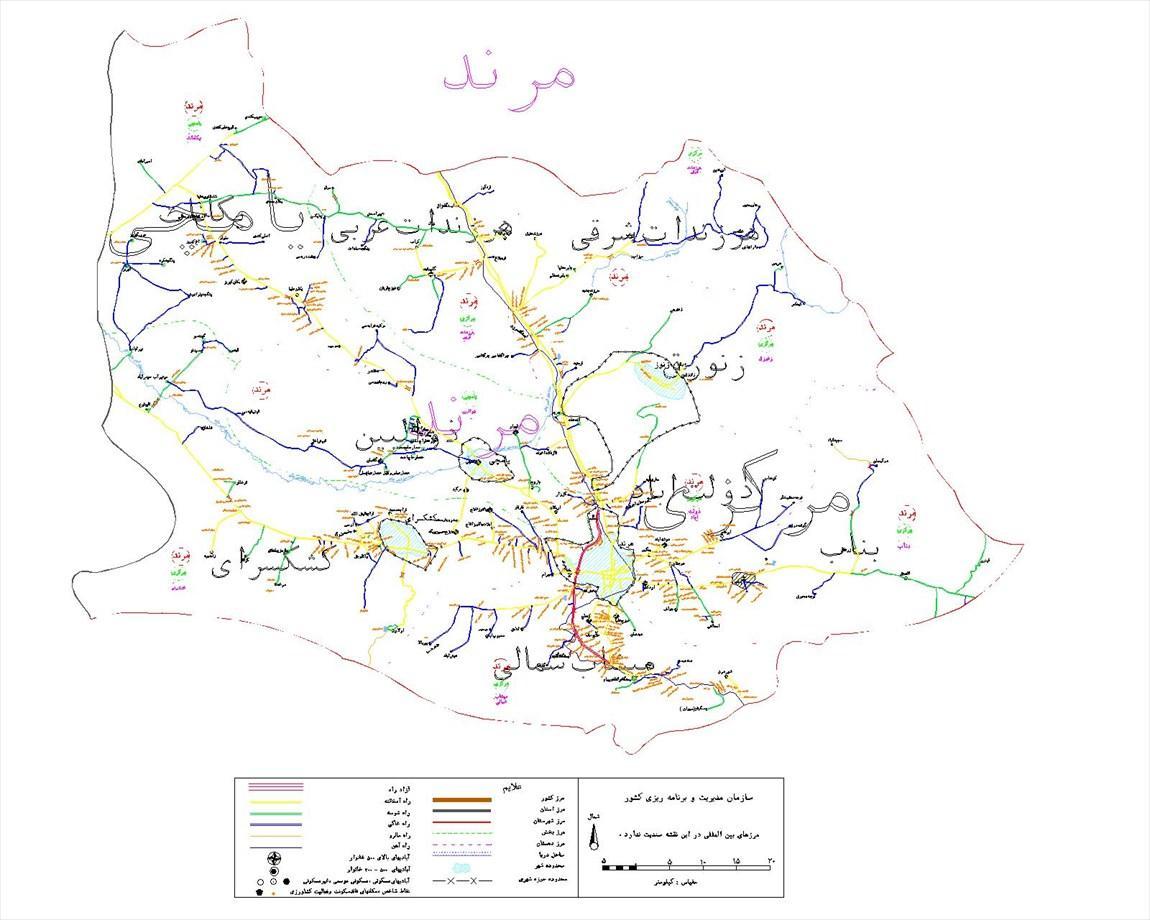 تاریخچه و نقشه جامع شهر مرند در ویکی خبرنگاران