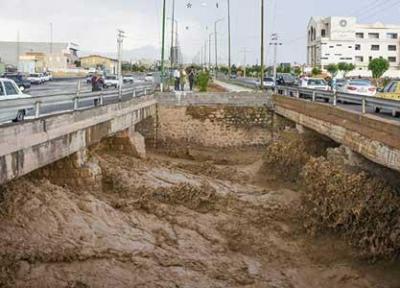 رگبار باران و هشدار بالا آمدن آب رودخانه ها در 10 استان