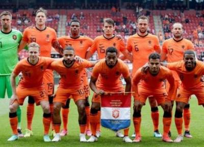 ترکیب تیم های ملی فوتبال هلند و اوکراین اعلام شد