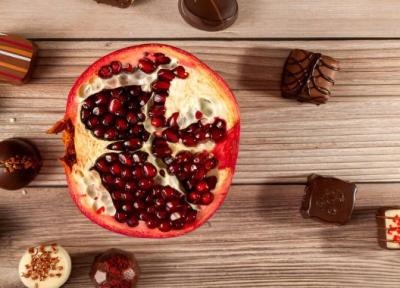 طرز تهیه شکلات انار مخصوص شب یلدا