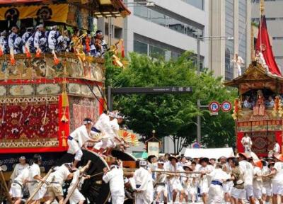 معروف ترین فستیوال کیوتو در ماه ژوئیه ، گیون ماتسوری (Gion Matsuri)
